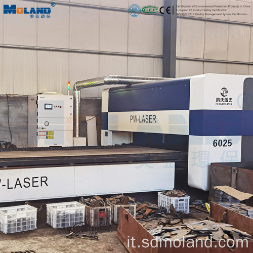 Sistema di filtro a cartuccia industriale saldatura laser Extractor fumi di polvere